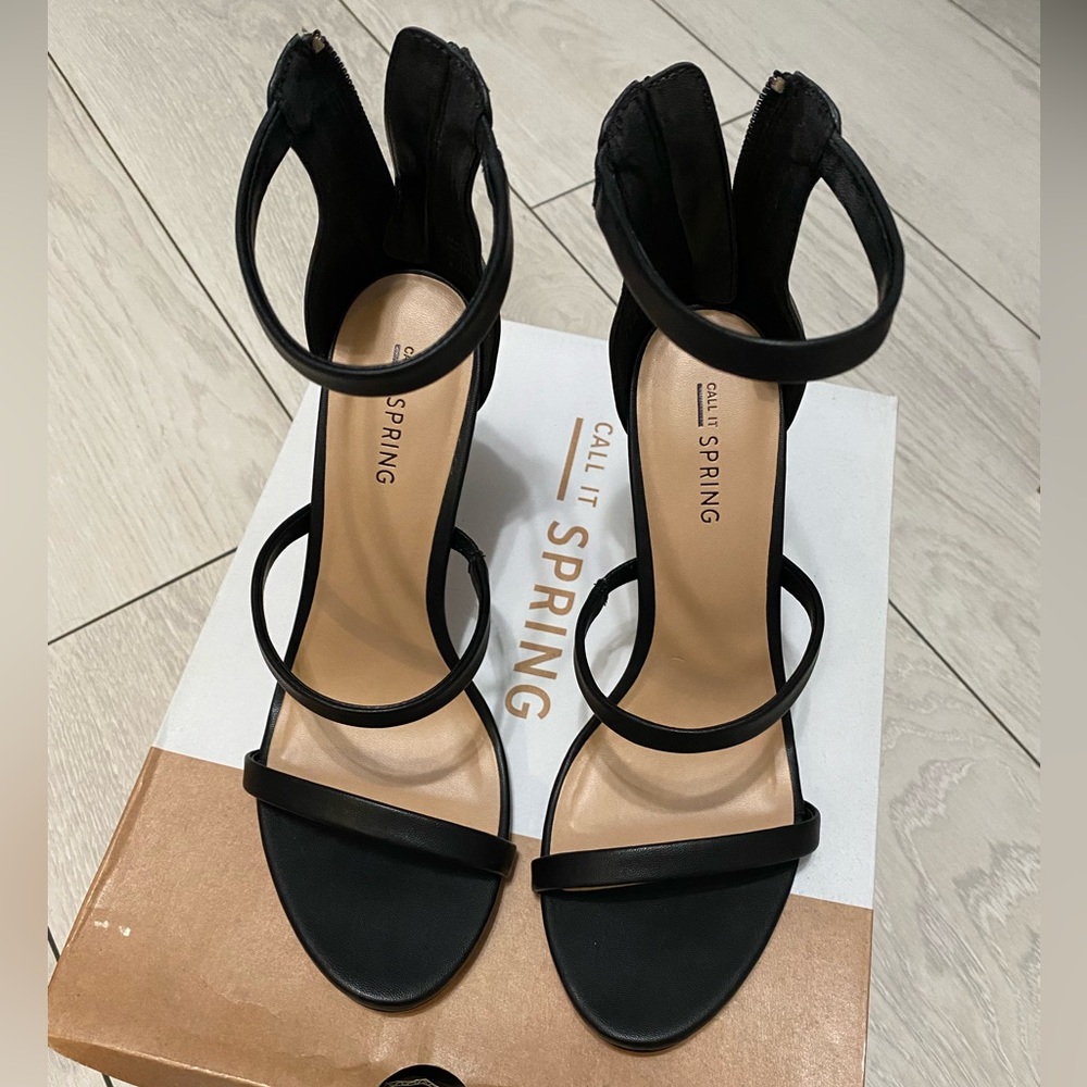 Call It Spring “Astoelian” Black Heels